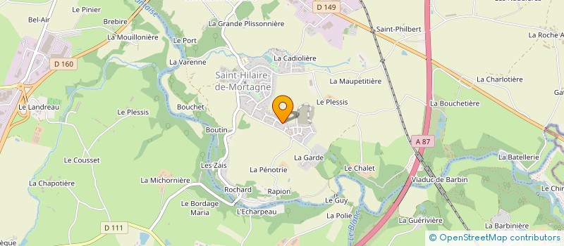 localisation de l'entreprise SCV PEUPLIER  MORTAGNE-SUR-SEVRE