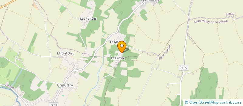 localisation de l'entreprise SCV PLATRERIE  SAINT-DENIS-LES-REBAIS
