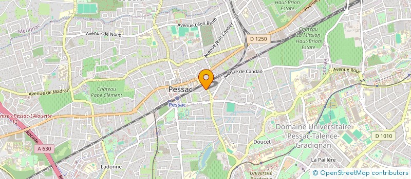 localisation de l'entreprise SCV XILL  PESSAC