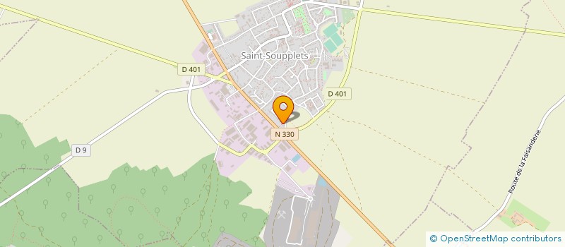 localisation de l'entreprise SCVB à SAINT-SOUPPLETS