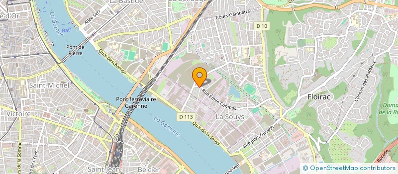 localisation de l'entreprise SCX  FLOIRAC