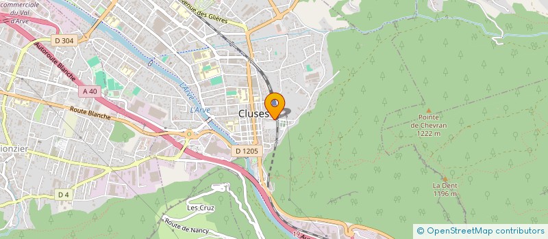 localisation de l'entreprise SCX à CLUSES