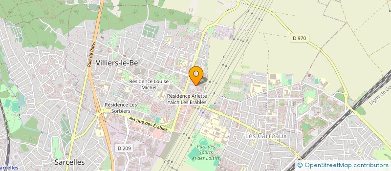 localisation de l'entreprise SCY IMMO  VILLIERS-LE-BEL