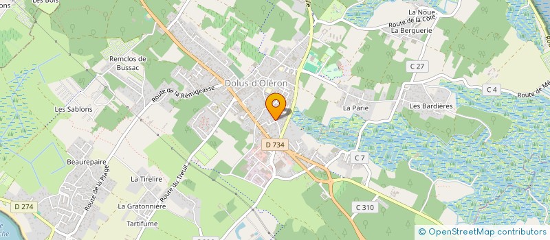 localisation de l'entreprise SCY LYANNA  DOLUS-D'OLERON