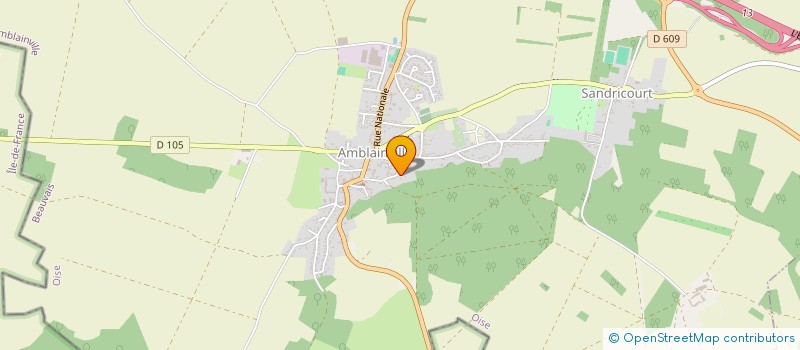 localisation de l'entreprise SCY LYNA  AMBLAINVILLE