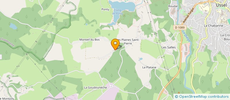 localisation de l'entreprise SCY PY à USSEL