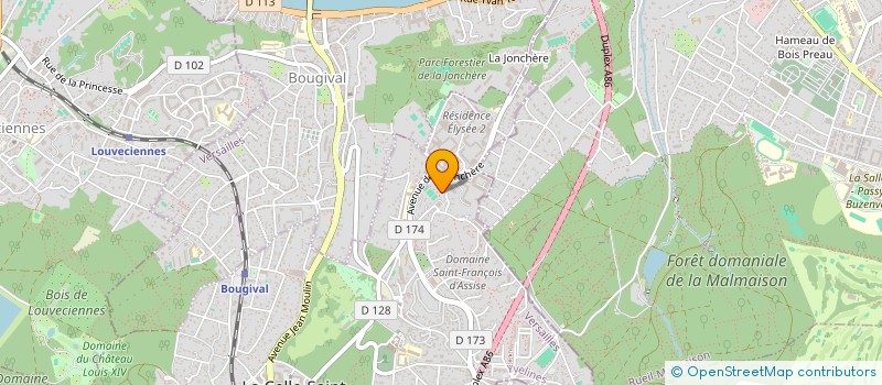 localisation de l'entreprise SCYC  LA CELLE-SAINT-CLOUD