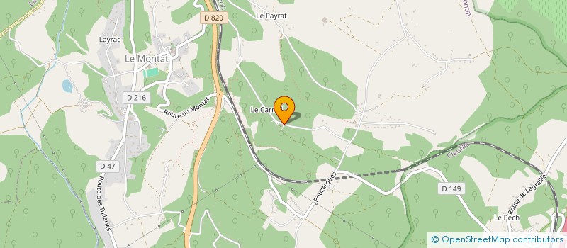 localisation de l'entreprise SCYCAP  LE MONTAT