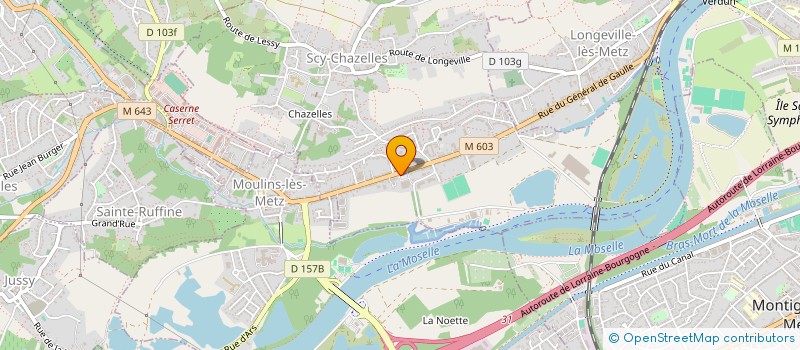 localisation de l'entreprise SCYDIS à SCY-CHAZELLES