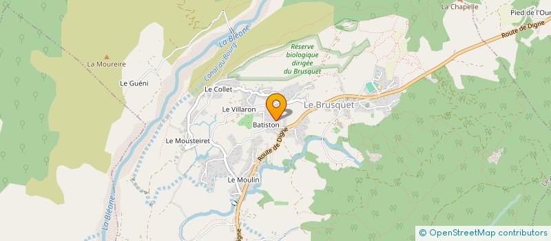 localisation de l'entreprise SCYF  LE BRUSQUET