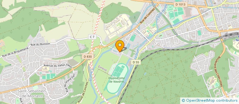 localisation de l'entreprise SCYLLA  EVREUX