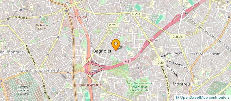 localisation de l'entreprise SCYLLIAS HOME  BAGNOLET