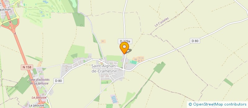 localisation de l'entreprise SCYM 21  LE CASTELET