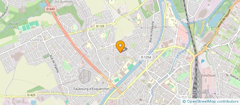 localisation de l'entreprise SCYMMAD à DOUAI