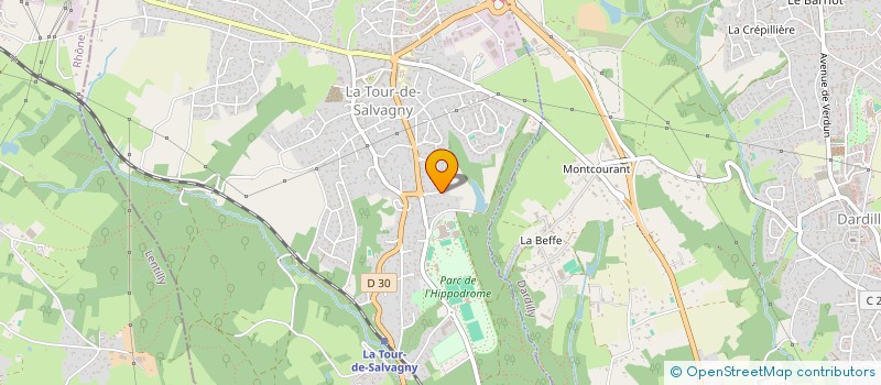 localisation de l'entreprise SCZ CONSEILS  LA TOUR-DE-SALVAGNY