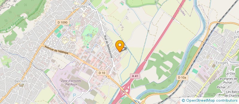 localisation de l'entreprise SCZ-IMMO  CROLLES