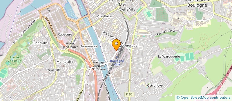 localisation de l'entreprise SCZT  BOULOGNE-SUR-MER