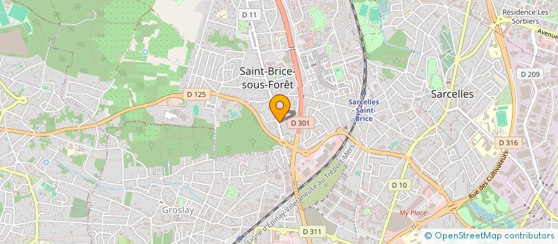 localisation de l'entreprise SD 26 à SAINT-BRICE-SOUS-FORET