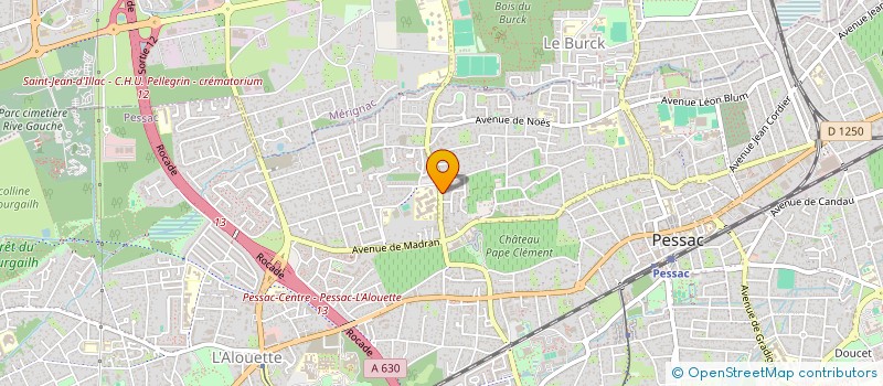 localisation de l'entreprise SD à PESSAC