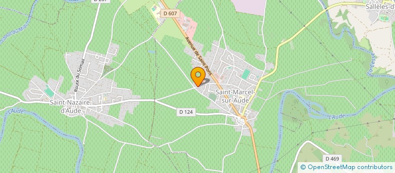 localisation de l'entreprise SD  SAINT-MARCEL-SUR-AUDE