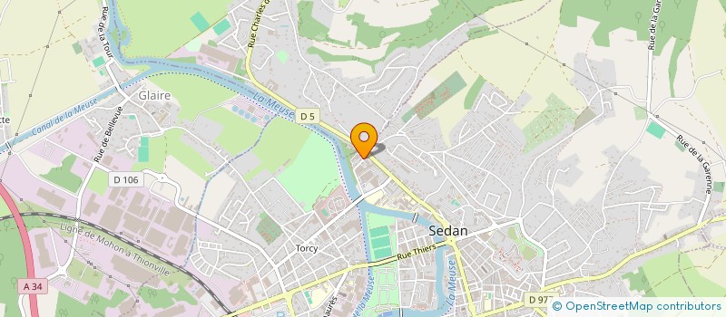 localisation de l'entreprise SD à SEDAN
