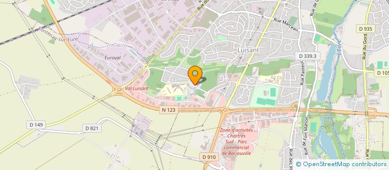 localisation de l'entreprise SD à LUISANT