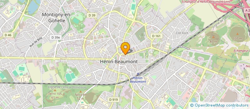 localisation de l'entreprise SD à HENIN-BEAUMONT