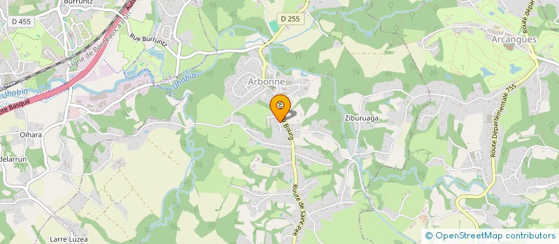 localisation de l'entreprise SD  ARBONNE