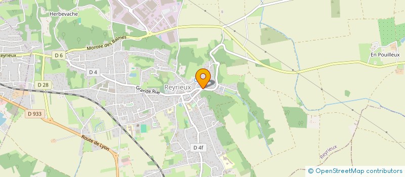 localisation de l'entreprise SD à REYRIEUX