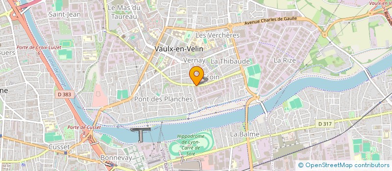 localisation de l'entreprise SD à VAULX-EN-VELIN