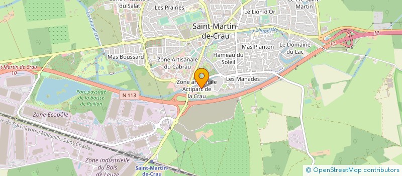 localisation de l'entreprise SD AFFRETEMENT à SAINT-MARTIN-DE-CRAU