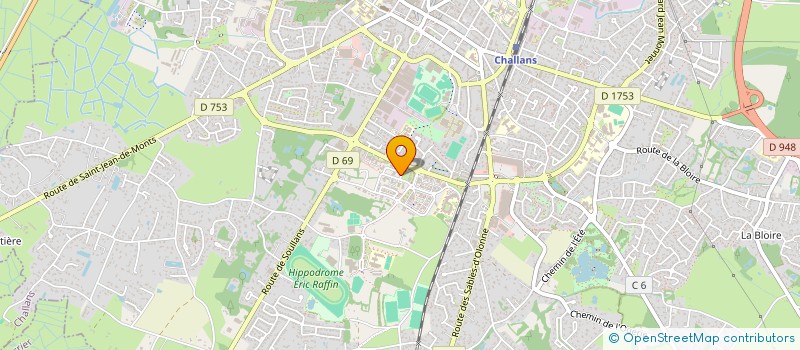 localisation de l'entreprise SD AIDES à CHALLANS
