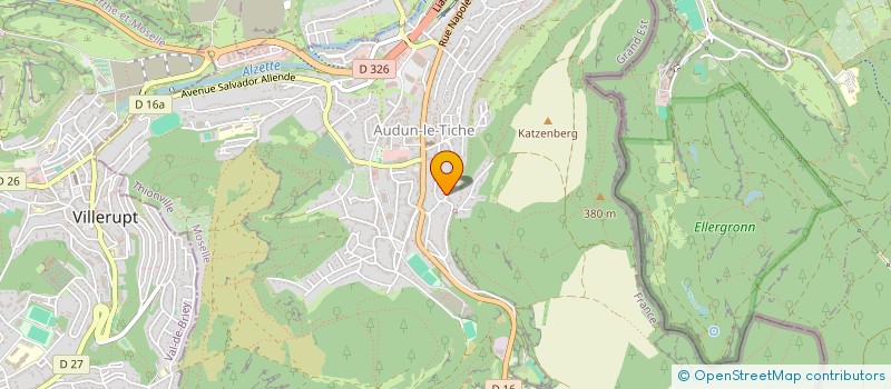 localisation de l'entreprise SD ALT à AUDUN-LE-TICHE