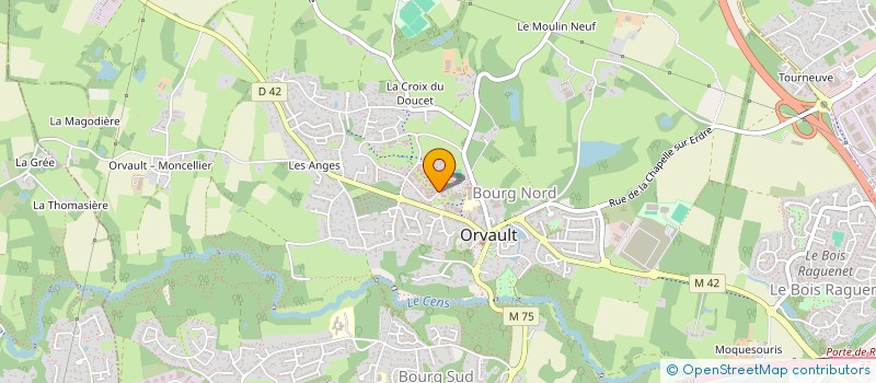 localisation de l'entreprise SD'ART CONSTRUCT à ORVAULT