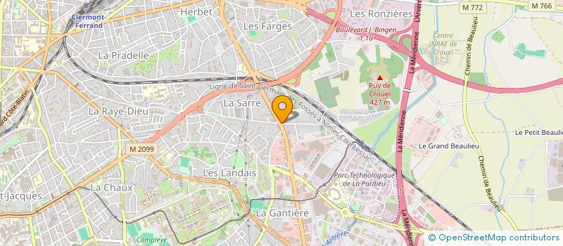 localisation de l'entreprise SD ASSURANCES COURTAGE  CLERMONT-FERRAND