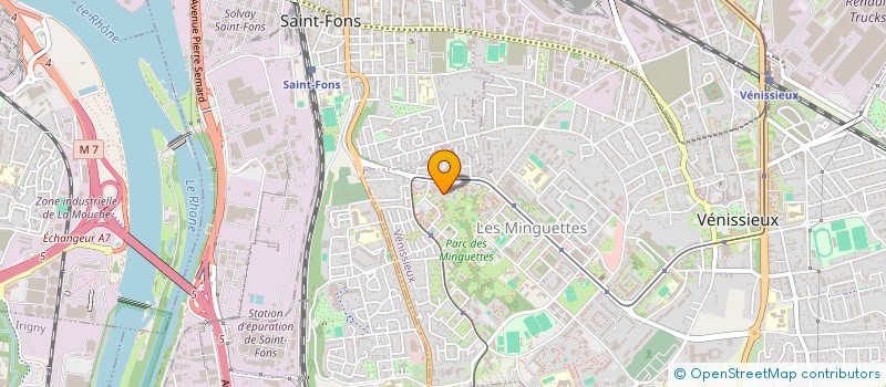 localisation de l'entreprise SD AUTO  VENISSIEUX