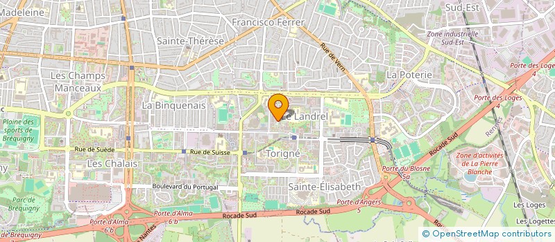 localisation de l'entreprise SD AUTO  RENNES