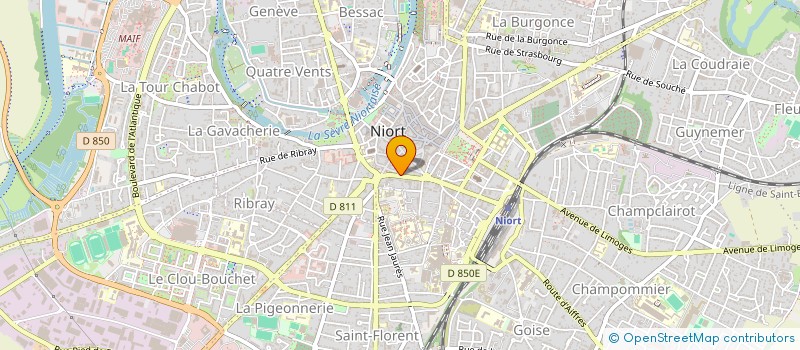 localisation de l'entreprise SD BAMBA à NIORT
