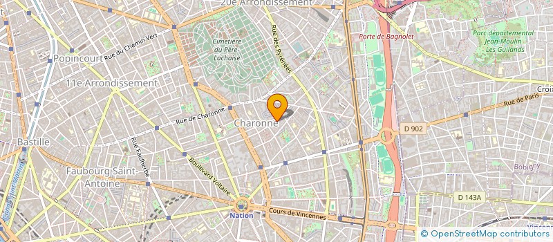 localisation de l'entreprise SD BATIMENT  PARIS