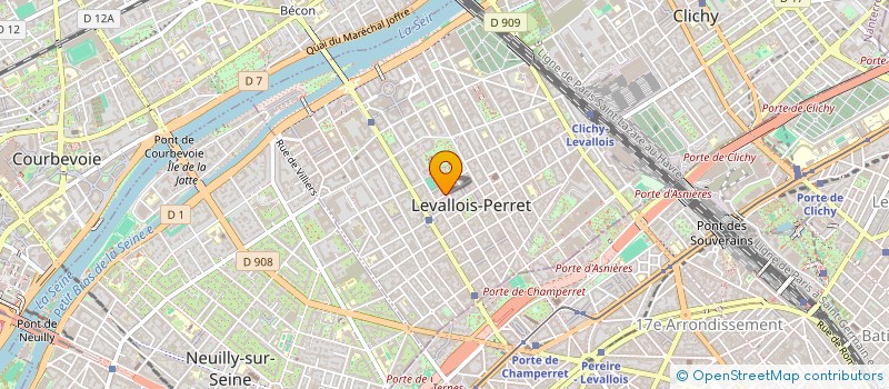 localisation de l'entreprise SD BOOST à LEVALLOIS-PERRET