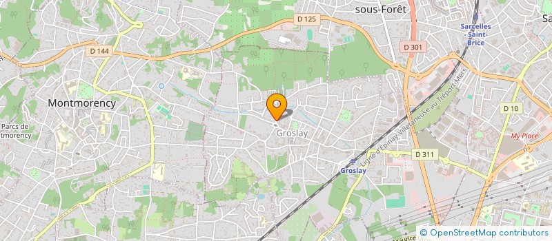 localisation de l'entreprise SD BORLOTTI à GROSLAY