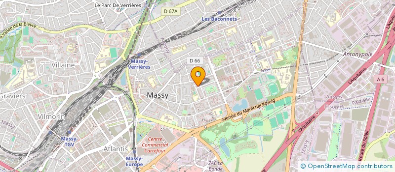 localisation de l'entreprise SD & BSJ à MASSY