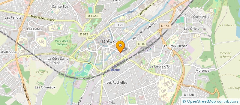 localisation de l'entreprise SD CARE INSTITUT à DREUX