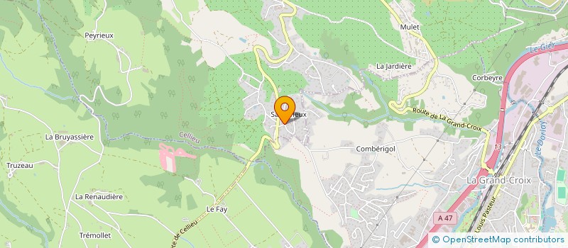 localisation de l'entreprise SD CHEVRIER IMMO  CELLIEU