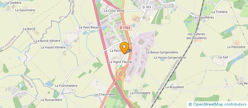 localisation de l'entreprise SD CLIM'CONFORT à MONTAIGU-VENDEE