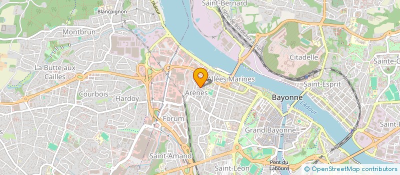 localisation de l'entreprise SD COACHING à BAYONNE