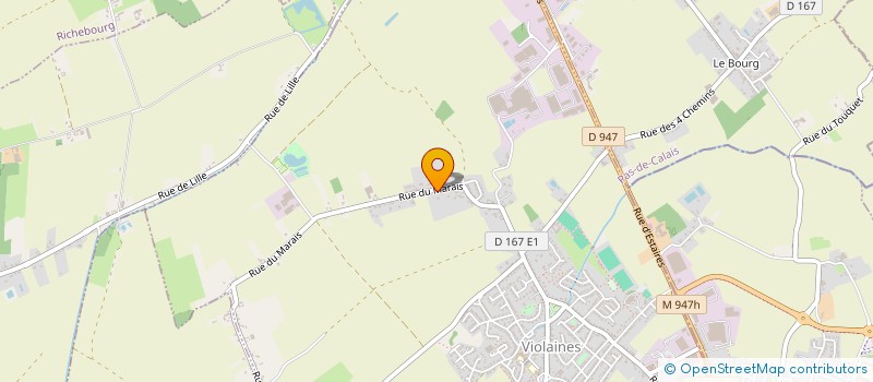 localisation de l'entreprise SD COIFF  ESTAIRES