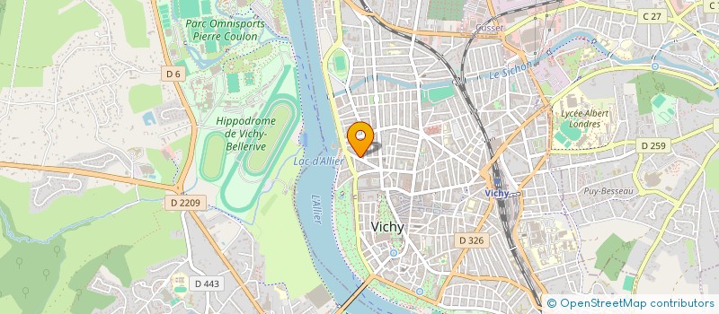 localisation de l'entreprise SD COMPAGNIE à VICHY