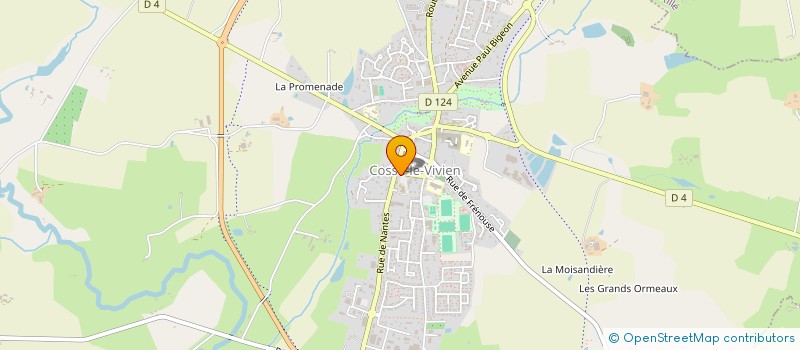localisation de l'entreprise SD CONDUITE SARL à COSSE-LE-VIVIEN