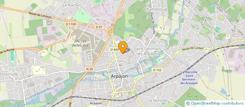 localisation de l'entreprise SD CONSEIL IMMOBILIER  ARPAJON